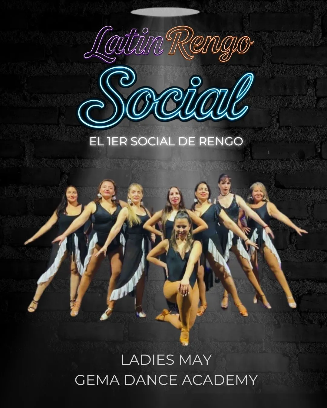 Afiche de Ladies May para LatinRengo Social.